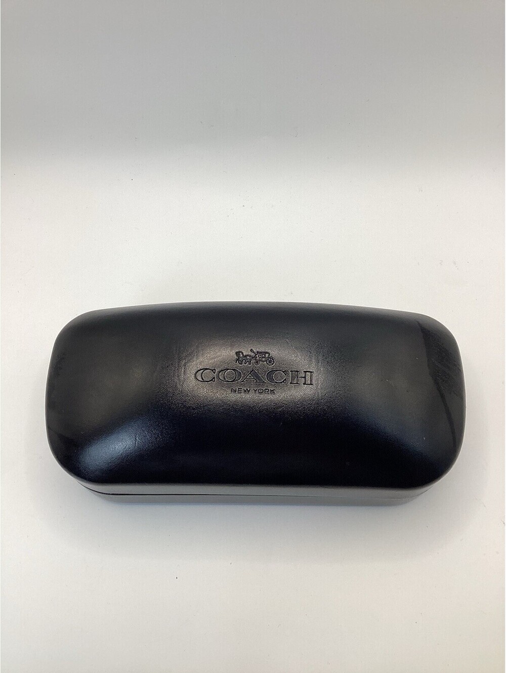 Coach Black Hard Clamshell Eyeglasses Case Empty